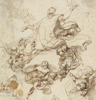 Glorification of St. Filippo Neri by Giacomo Farelli